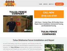 Tablet Screenshot of fencesandmoreco.com